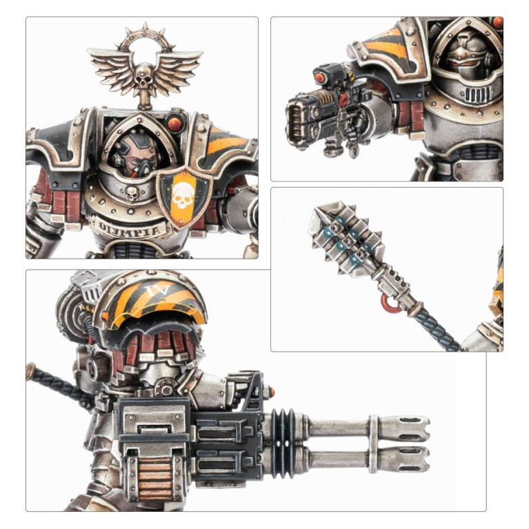 Warhammer The Horus Heresy, Legiones Astartes, Terminators Cataphractii, chargeurs Volkites, masses énergie - WARHAMMER 31-144