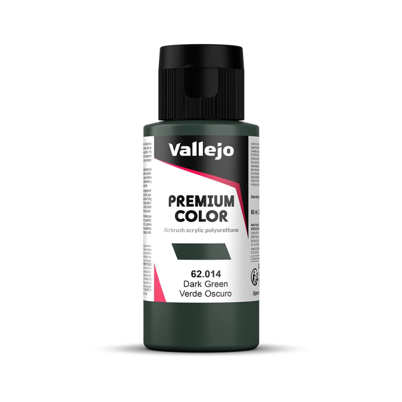 Vert Foncé - 60ml Opaque Premium Color - VALLEJO 62.014