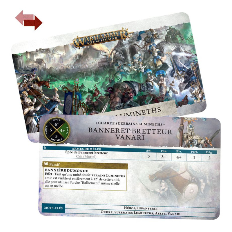 Warhammer Age Of Sigmar, Cartes de chartes, Lumineth Realkm-lords - WARHAMMER 87-03