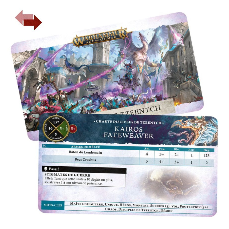 Warhammer Age Of Sigmar, Cartes de chartes, Disciples de Tzeentch - WARHAMMER 83-46