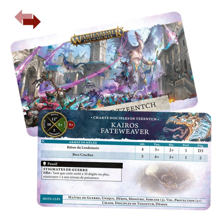 Warhammer Age Of Sigmar, Cartes de chartes, Disciples de Tzeentch - WARHAMMER 83-46