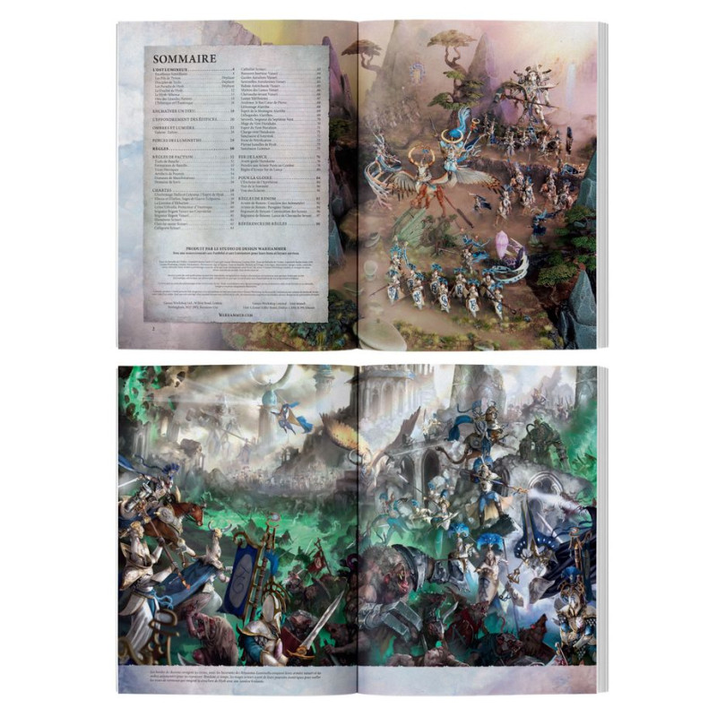 Warhammer Age Of Sigmar, Tome de Bataille de l'Ordre, Lumineth Realkm-lords - WARHAMMER 01030210012