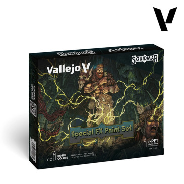 Kit de peinture Effets Spéciaux 12x18ml - Squidmar - VALLEJO 72.207