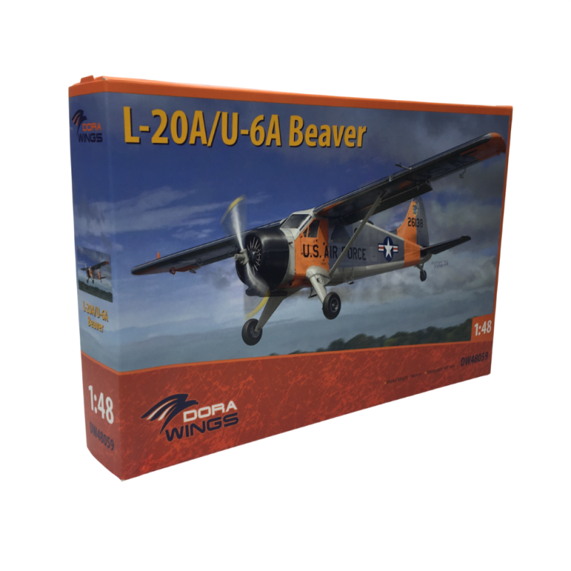 L-20A/U-6A Beaver, avion utilitaire US - DORA WINGS DW48059 - 1/48