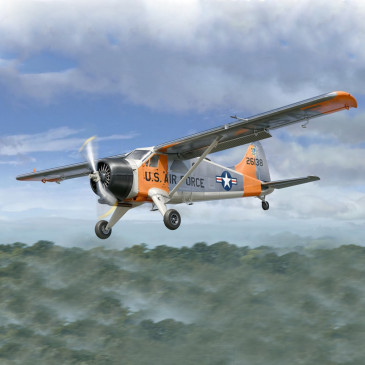 L-20A/U-6A Beaver, avion utilitaire US - DORA WINGS DW48059 - 1/48