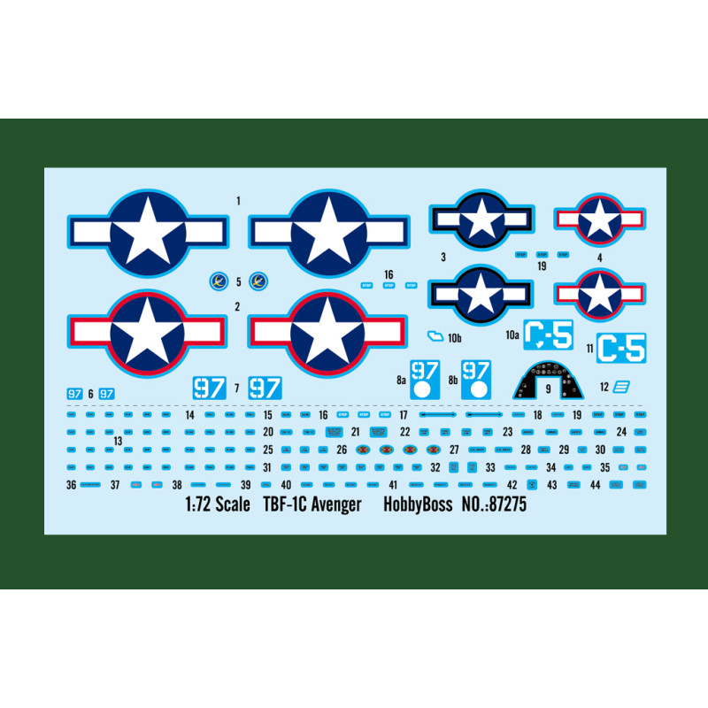 TBF-1C Avenger - HOBBYBOSS 87275 - 1/72
