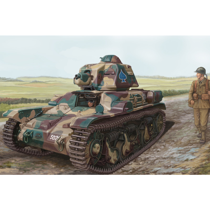 R35 français, tank d'infanterie légère - HOBBYBOSS 83806 - 1/35
