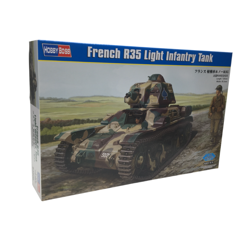 R35 français, tank d'infanterie légère - HOBBYBOSS 83806 - 1/35