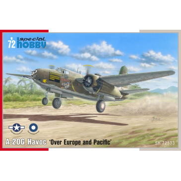A-20G Havoc, "au dessus de l'Europe et du Pacifique" - SPECIAL HOBBY 100-SH72533 - 1/72