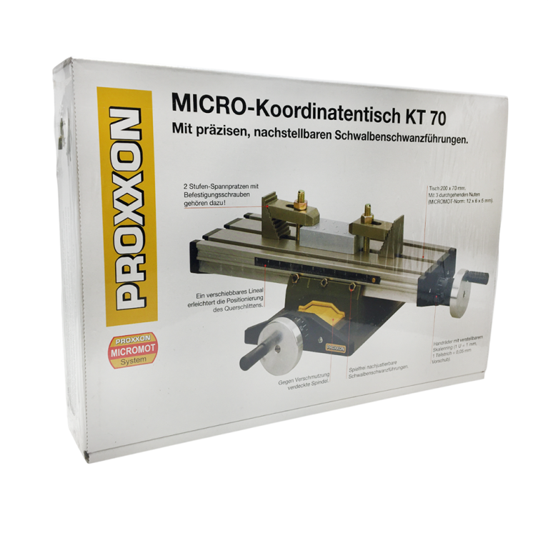 MICRO-table à coordonnées KT70 - PROXXON 27100