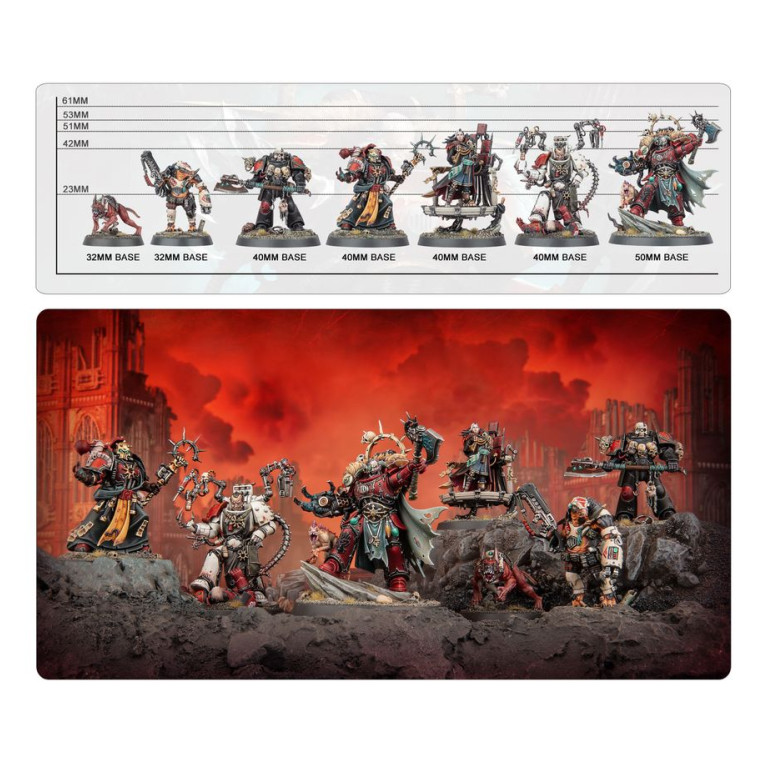 Warhammer 40.000, Chaos Space marines, Huron Blackheart et les maîtres du Maelström - WARHAMMER 99 12 01 02 225 43-110