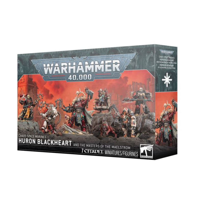 Warhammer 40.000, Chaos Space marines, Huron Blackheart et les maîtres du Maelström - WARHAMMER 99 12 01 02 225 43-110
