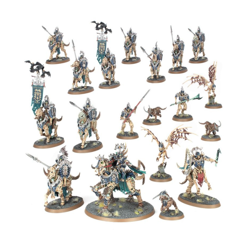 Warhammer Age of Sigmar, Fer de Lance, Ossiarch Bonereapers, Avant-garde Kavalos - WARHAMMER 99 12 02 07 197 70-943