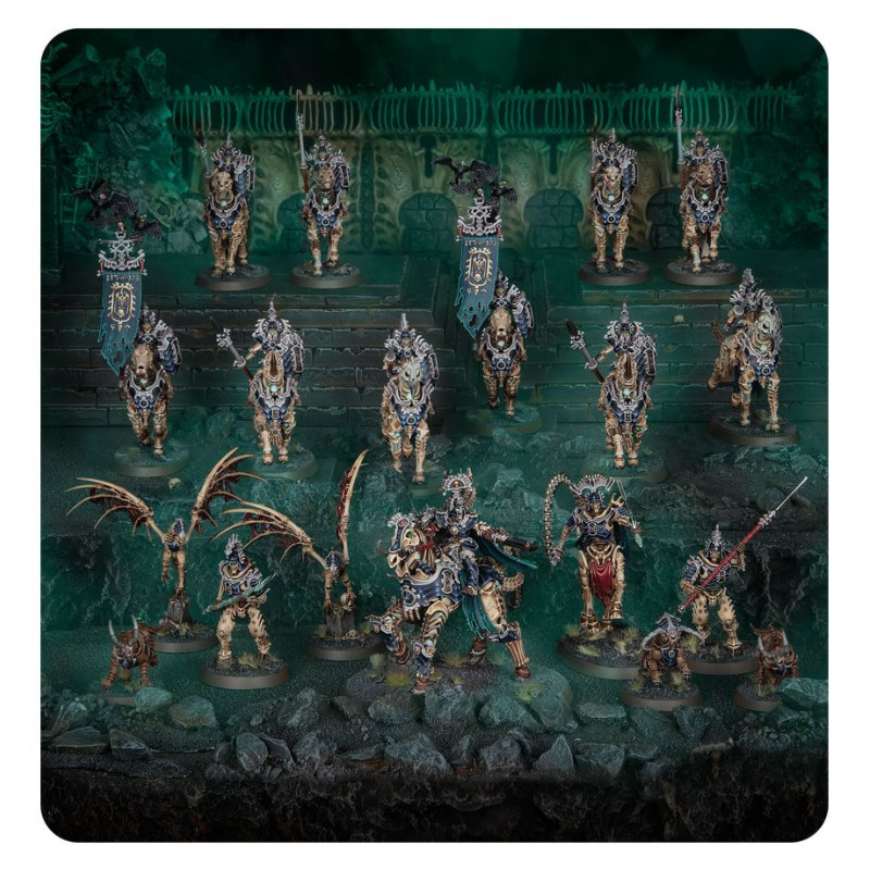 Warhammer Age of Sigmar, Fer de Lance, Ossiarch Bonereapers, Avant-garde Kavalos - WARHAMMER 99 12 02 07 197 70-943