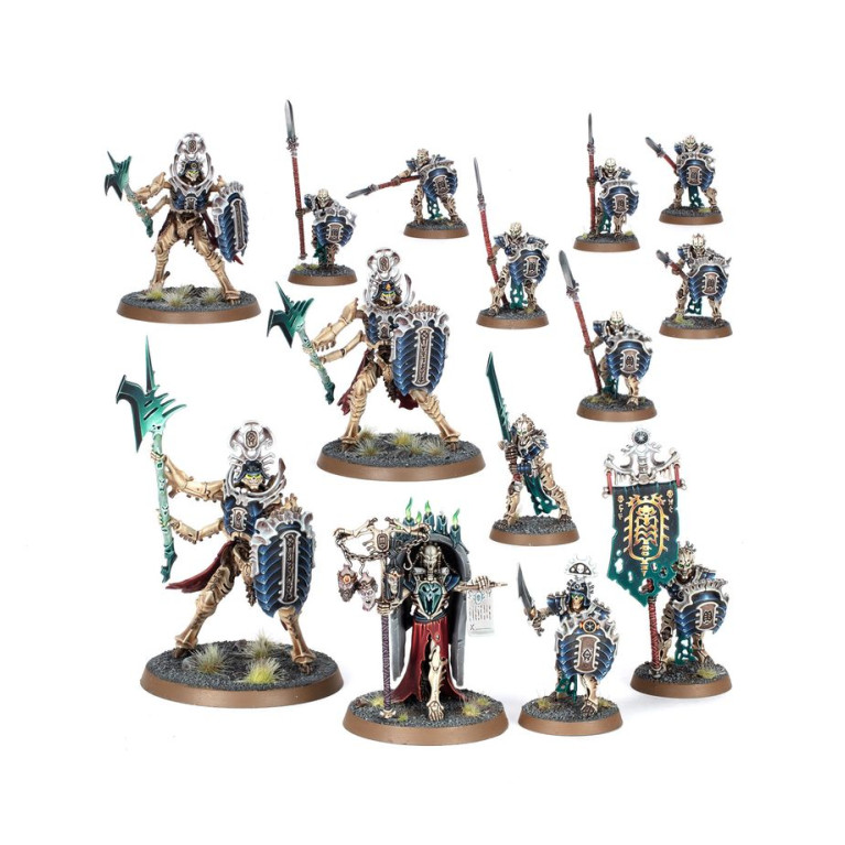 Warhammer Age of Sigmar, Ossiarch Bonereapers, régiment de Renom, Hérauts de la Dîme d'Os - WARHAMMER 99 12 02 07 200 94-36