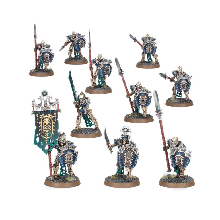 Warhammer Age of Sigmar, Ossiarch Bonereapers, régiment de Renom, Hérauts de la Dîme d'Os - WARHAMMER 99 12 02 07 196 94-43