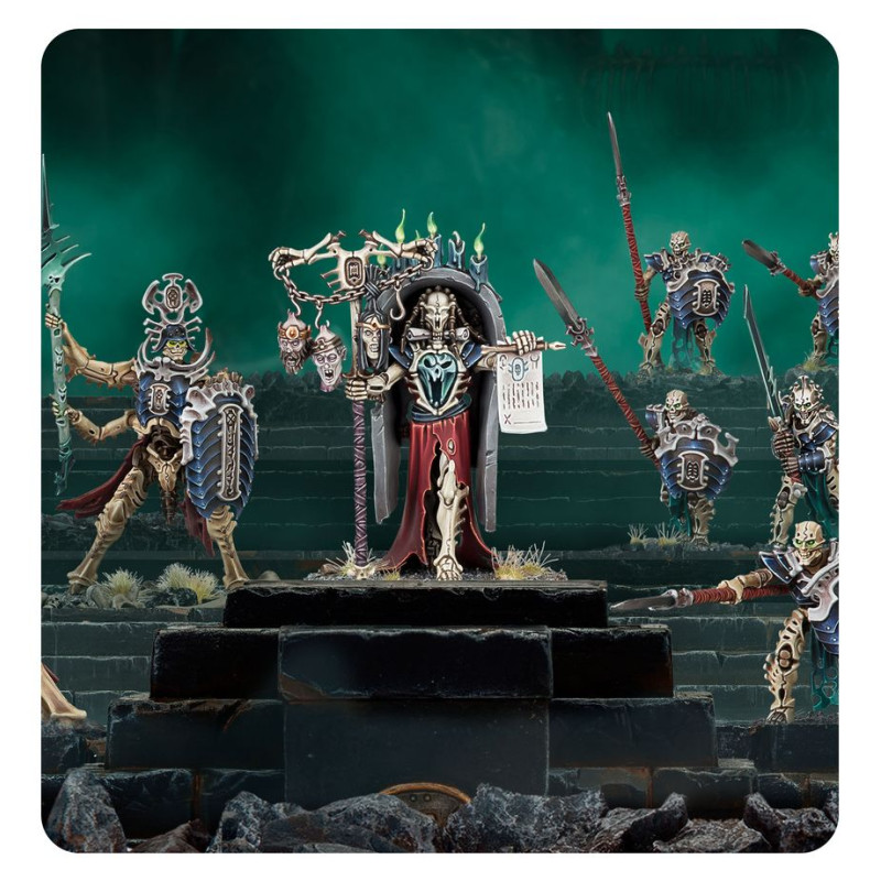 Warhammer Age of Sigmar, Ossiarch Bonereapers, régiment de Renom, Hérauts de la Dîme d'Os - WARHAMMER 99 12 02 07 200 94-36