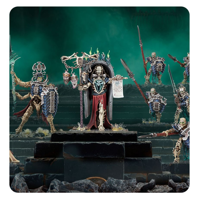 Warhammer Age of Sigmar, Ossiarch Bonereapers, régiment de Renom, Hérauts de la Dîme d'Os - WARHAMMER 99 12 02 07 200 94-36