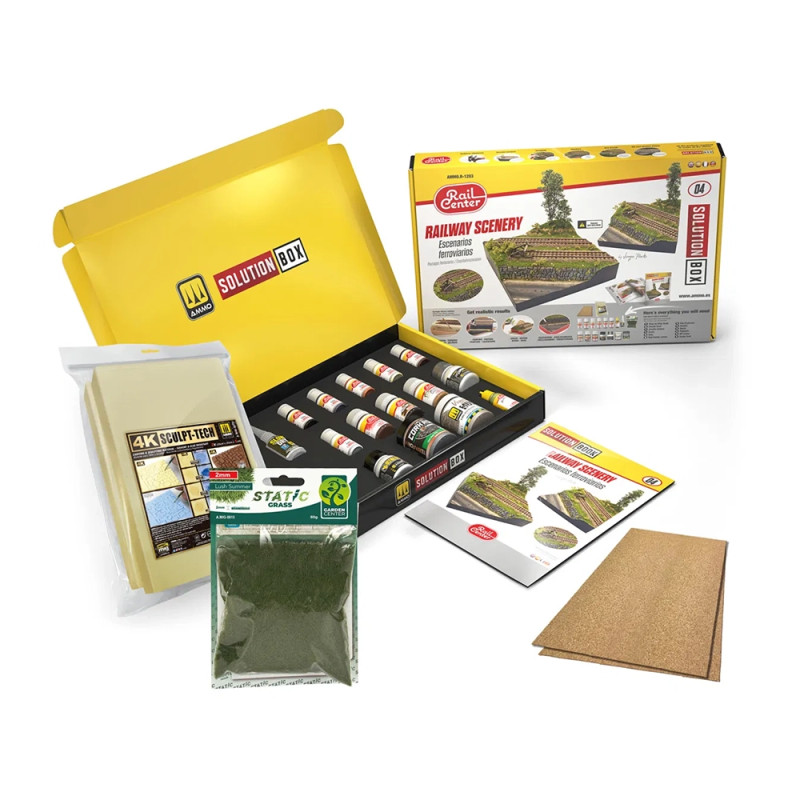 Box pour paysage réaliste "Décor Ferroviaire" - AMMO MIG 4601203