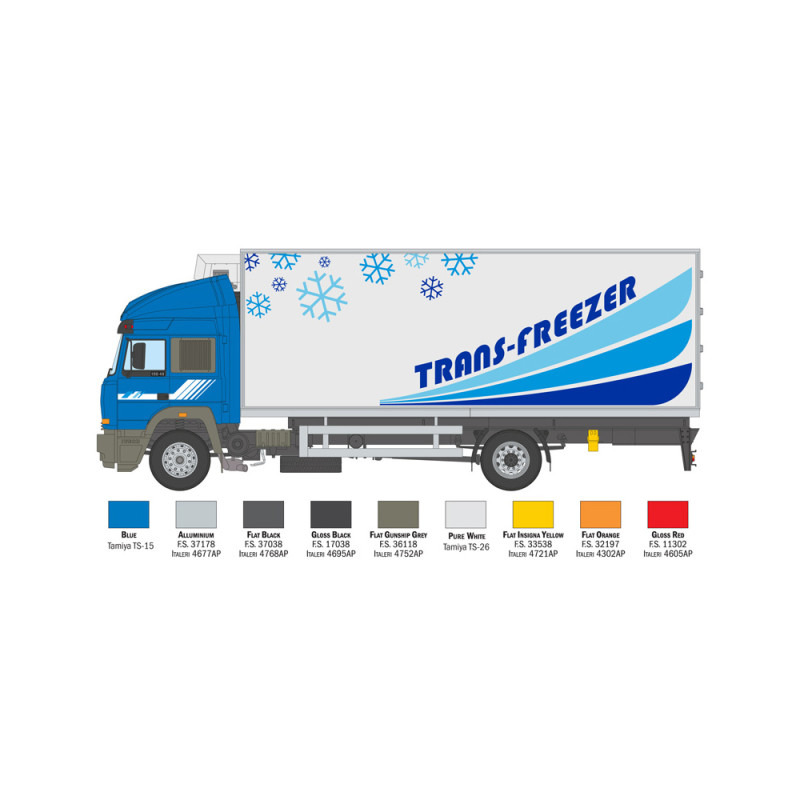 Camion frigorifique, Iveco TURBOSTAR 190.48 - ITALERI 3964 - 1/24