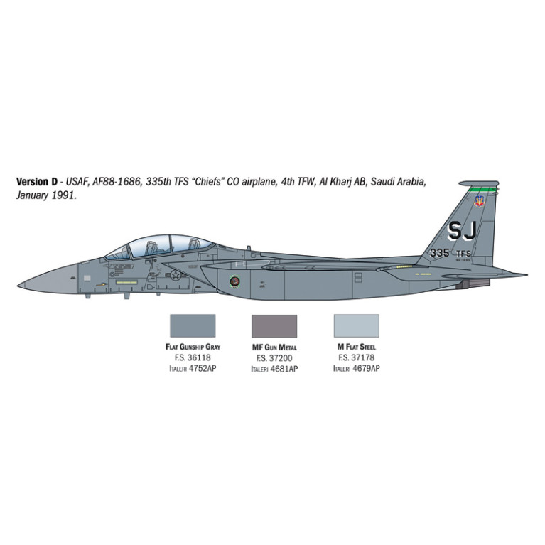 F-15E, Strike Eagle - ITALERI 90166 - 1/72