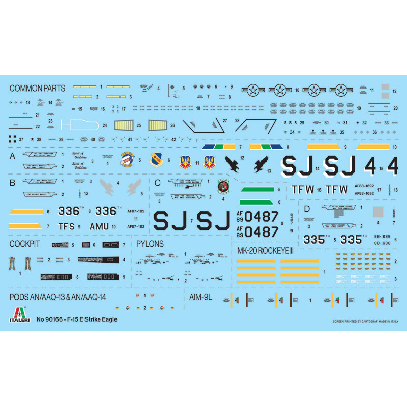 F-15E, Strike Eagle - ITALERI 90166 - 1/72
