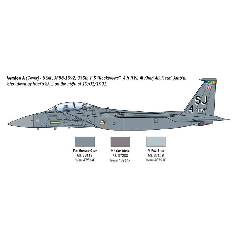 F-15E, Strike Eagle - ITALERI 90166 - 1/72