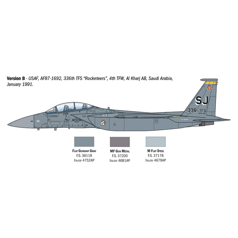 F-15E, Strike Eagle - ITALERI 90166 - 1/72