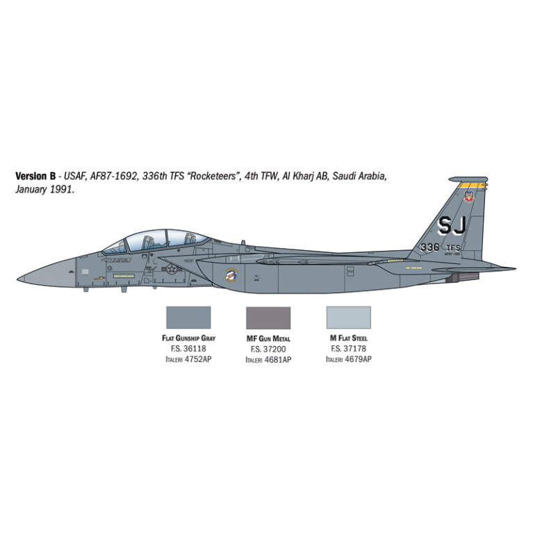 F-15E, Strike Eagle - ITALERI 90166 - 1/72