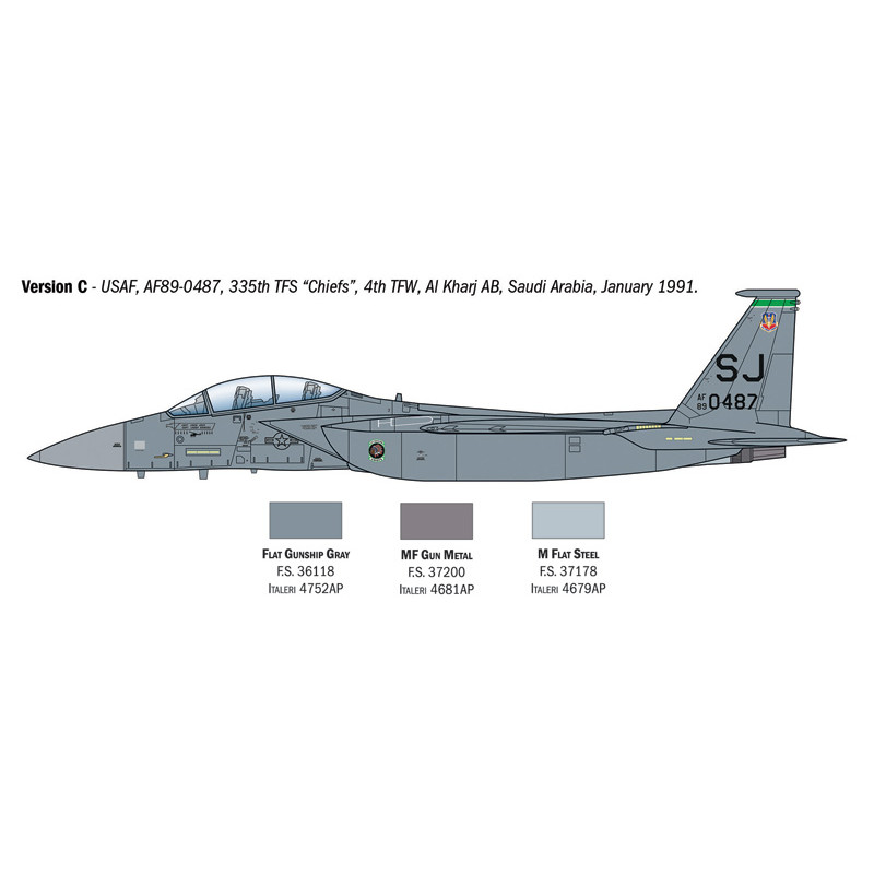 F-15E, Strike Eagle - ITALERI 90166 - 1/72