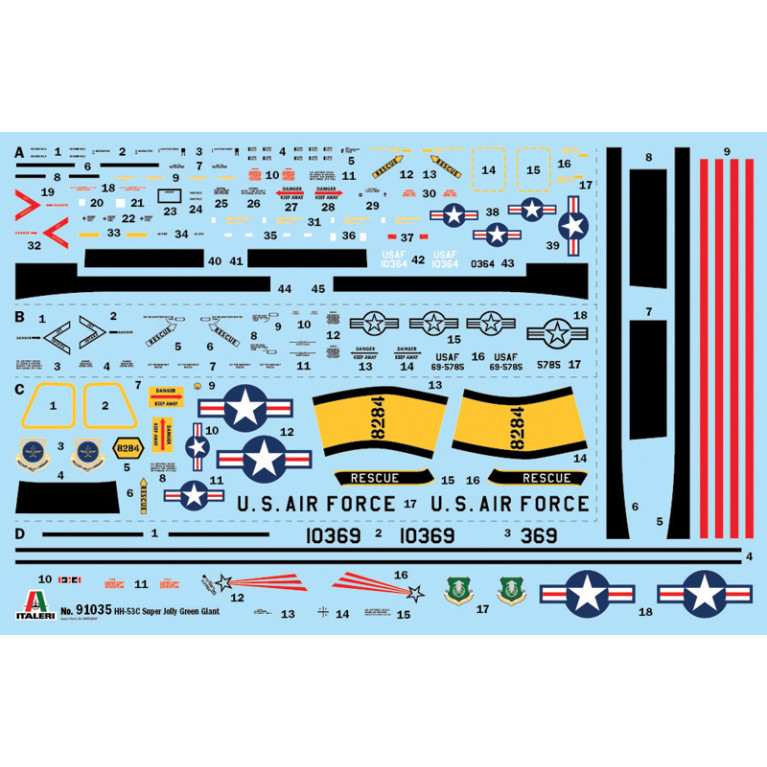 HH-53C, Super Jolly green giant - ITALERI 91035 - 1/72