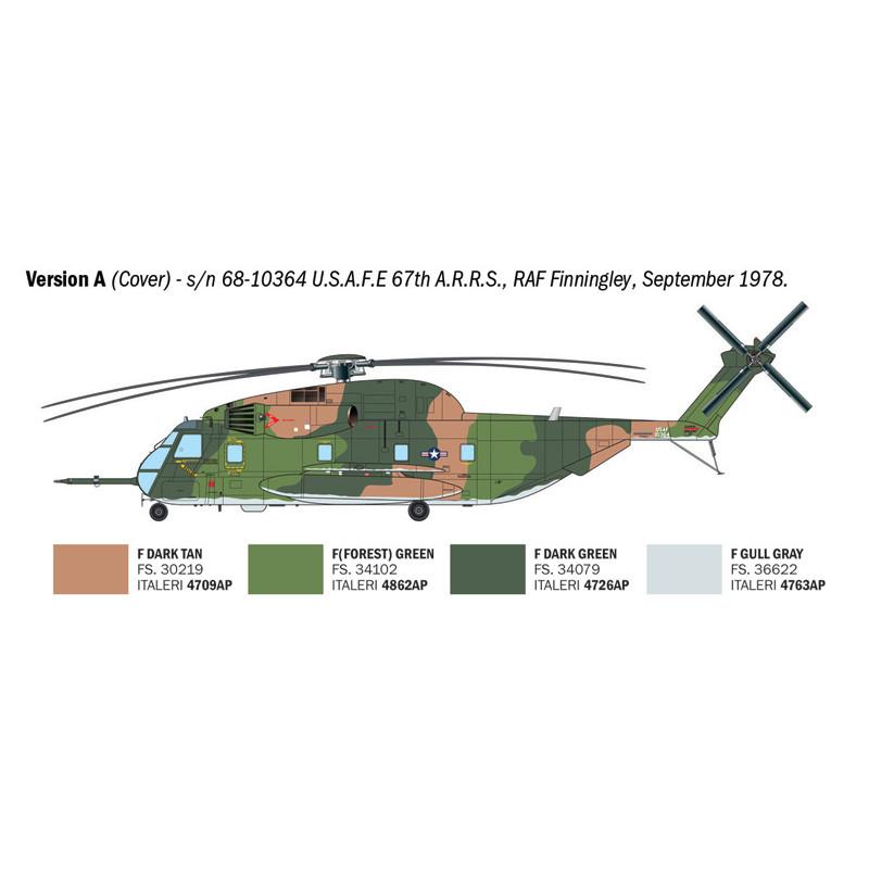 HH-53C, Super Jolly green giant - ITALERI 91035 - 1/72