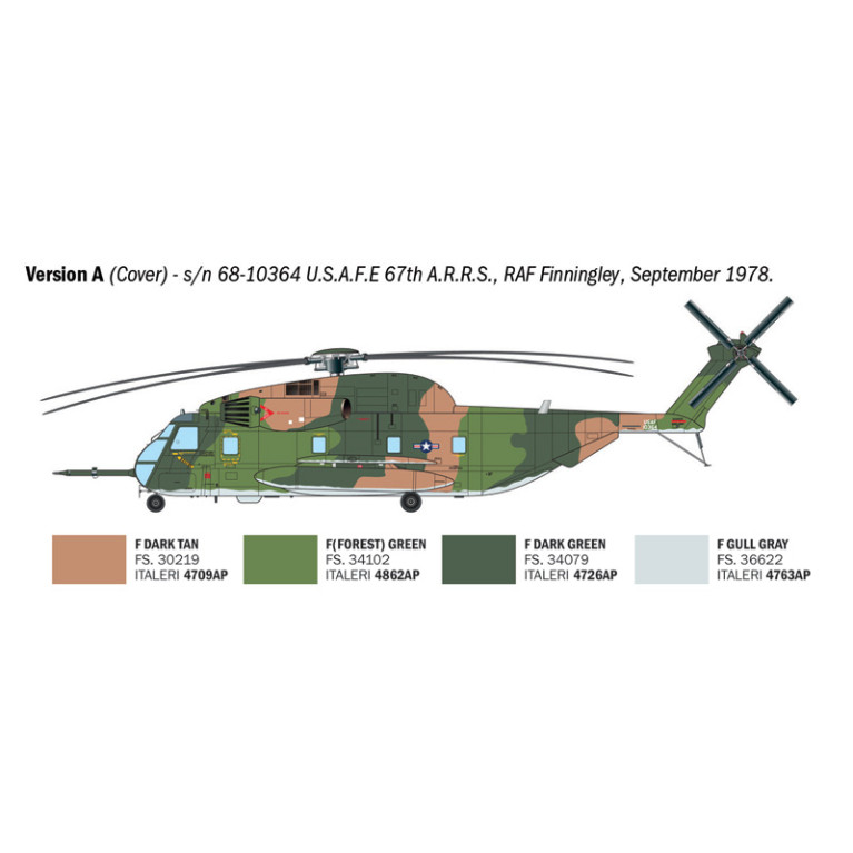 HH-53C, Super Jolly green giant - ITALERI 91035 - 1/72