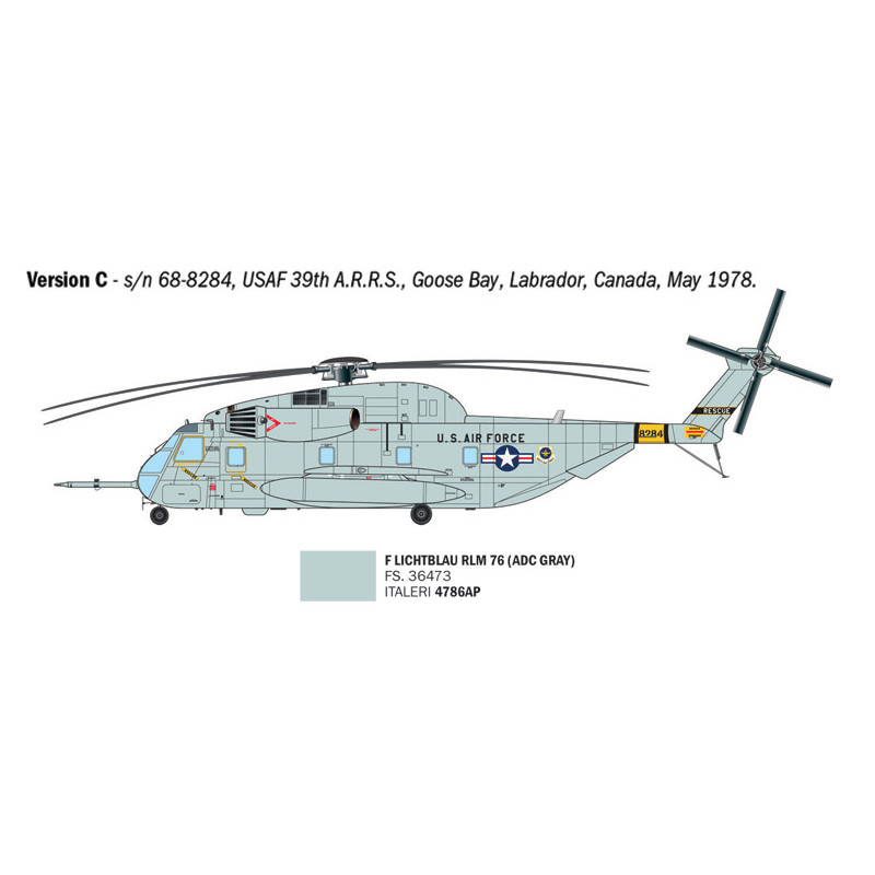 HH-53C, Super Jolly green giant - ITALERI 91035 - 1/72