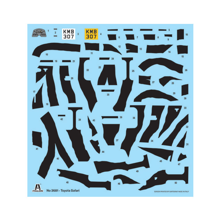 Toyota Land Cruiser, Safari - ITALERI 3681 - 1/24