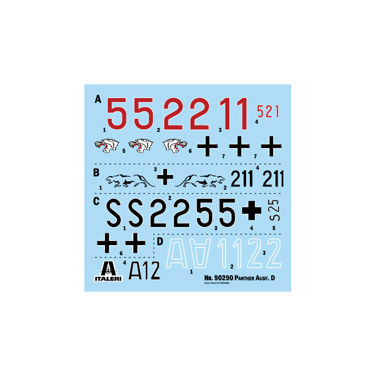 Pz. Kpfw. V Panther Ausfr. D - ITALERI 90290 - 1/35