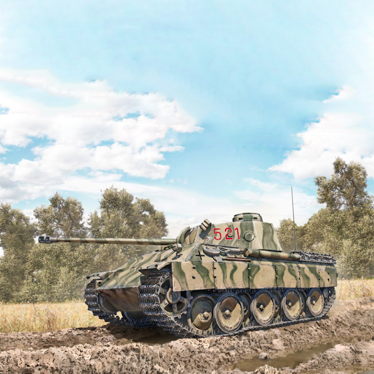 Pz. Kpfw. V Panther Ausfr. D - ITALERI 90290 - 1/35