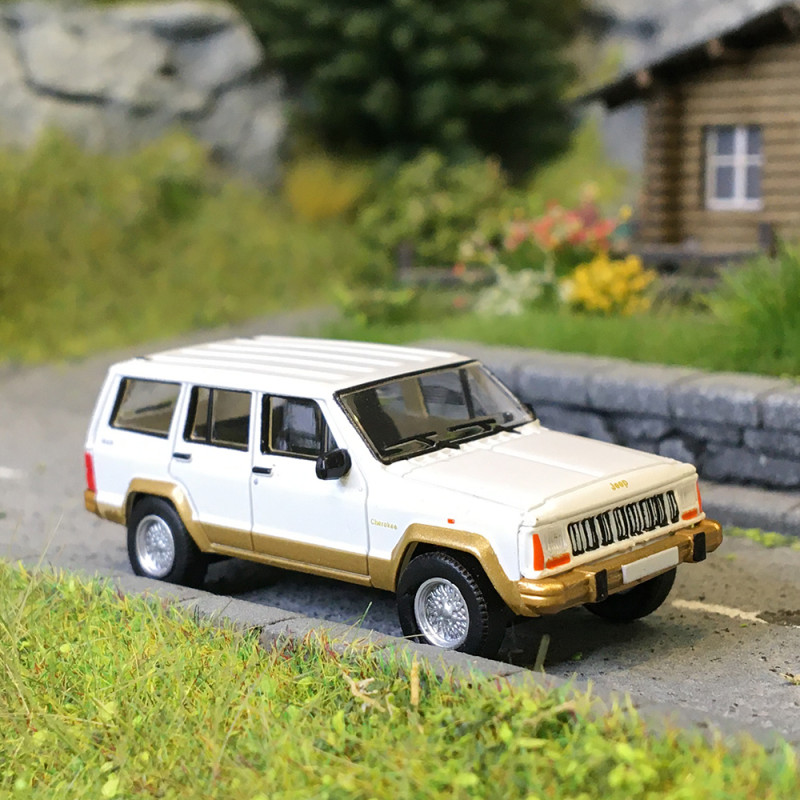 Jeep, Cherokee XJ, blanc, 1984 - PCX 870731 - HO 1/87