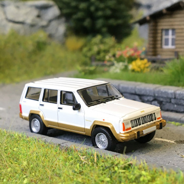 Jeep, Cherokee XJ, blanc, 1984 - PCX 870731 - HO 1/87