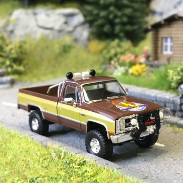 GMC Sierra Grande, Colt Seavers, l'homme qui tombe à pic, 1981 - BREKINA 19653 - HO 1/87