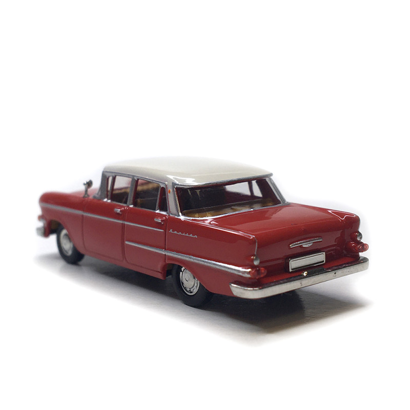 Opel Kapitän 2.6, rouge, blanc, 1959 - BREKINA 20812 - HO 1/87