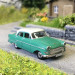 Opel Kapitän 2.6, vert, blanc, 1956 - BREKINA 20886 - HO 1/87