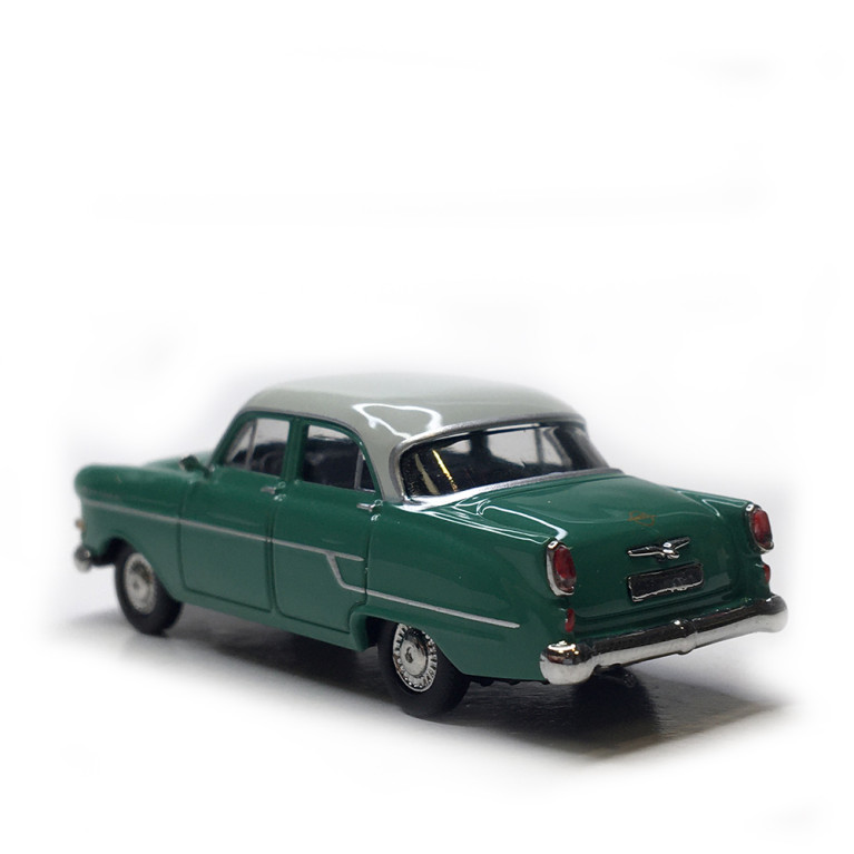Opel Kapitän, vert, blanc, 1959 - BREKINA 20886 - HO 1/87
