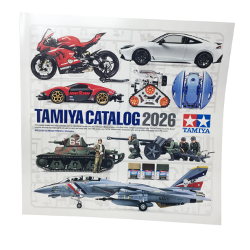 Catalogue, Tamiya, 2026, 85 page, Anglais/Allemand/Français/Espagnols - TAMIYA 64463