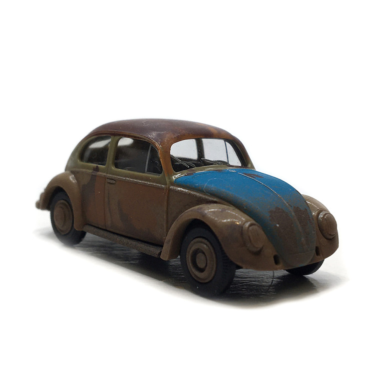Volkswagen Coccinelle, rouillée - BUSCH 52915 - HO 1/87