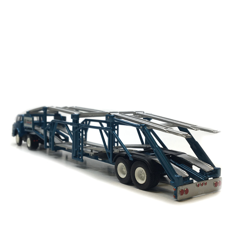 Semi-remorque, porte-voitures, Ford C series, Shelby, 1970 - BREKINA 86332 - HO 1/87