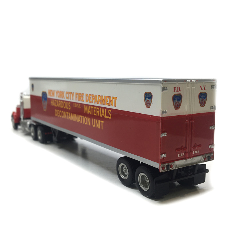 Camion, Peterbilt 359, FDNY, 1973 - BREKINA 85721 - HO 1/87