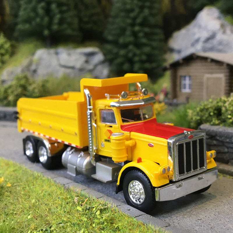 Peterbilt 359, benne, Hawkins, 1973 - BREKINA 86294 - HO 1/87