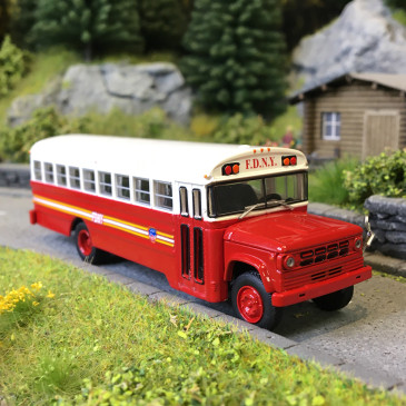 Dodge S 600, FDNY, 1970 - BREKINA 61336 - HO 1/87