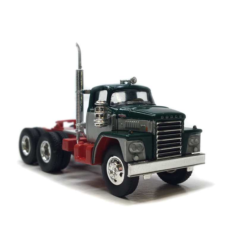 Tracteur, Dodge LCF CT 900, vert, gris, 1960 - BREKINA 86303 - HO 1/87